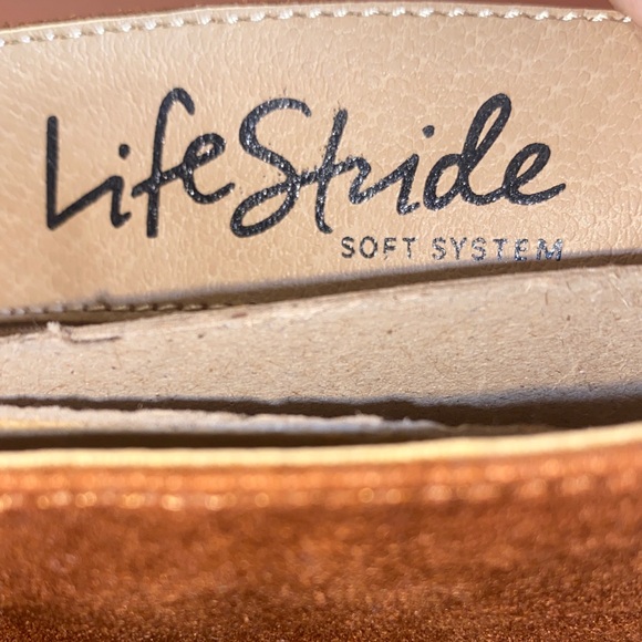 Life Stride Brown Wide Calf Heeled Boots - Picture 9 of 9